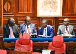 File image of Kisii Deputy Governor Robert Monda with MP Silvanus Osoro.